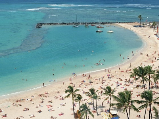 ハワイのビーチ